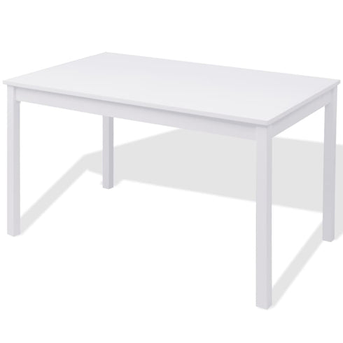 Maison Madeleine -  Seven Piece Dining Set Pinewood White